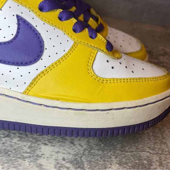 Nike Air Fore 1 'Kobe Bryant' RARE Lakers Sneakers womens sz 6 - Picture 7 of 11